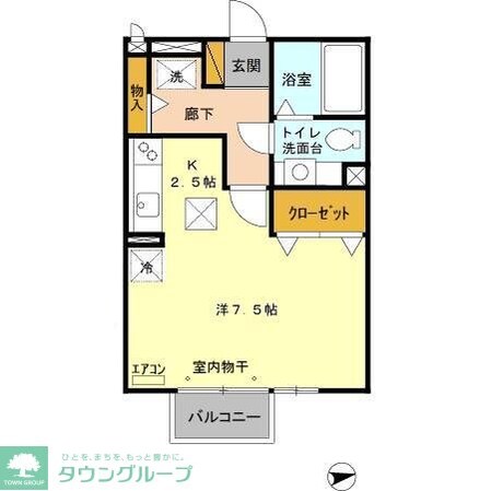 エピナールラフィネの物件間取画像